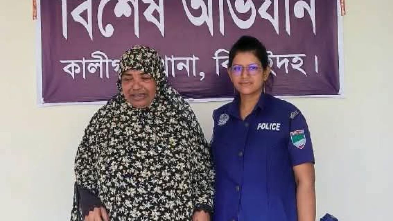 কালীগঞ্জে ১১ পিস ইয়াবাসহ এক নারী মাদক ব্যবসায়ী আটক।