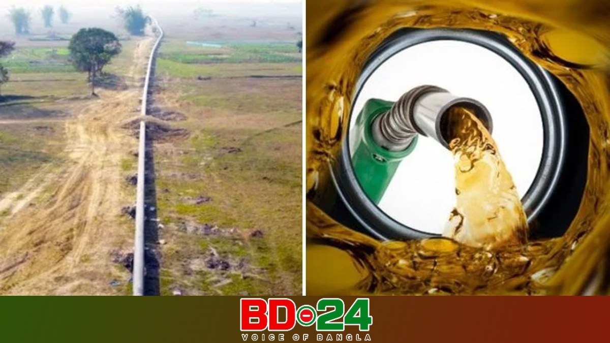 ভারত-বাংলাদেশ পাইপলাইনের মাধ্যমে পার্বতীপুরে পৌঁছাল ৪ হাজার টন ডিজেল