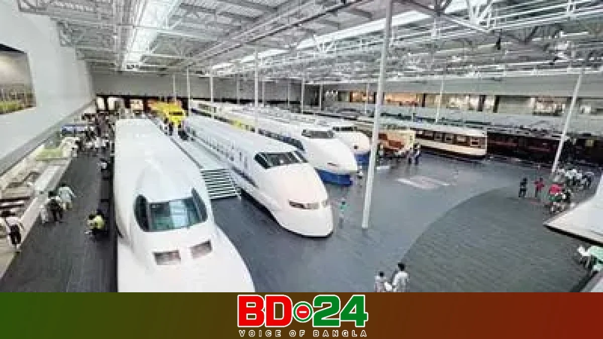 জাপানের রেলওয়ে পার্কে অতীত ও ভবিষ্যতের অনন্য যাত্রা