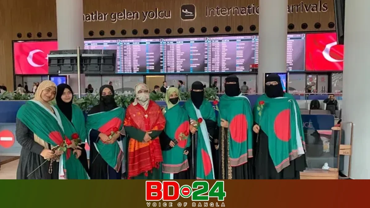 পূর্ণাঙ্গ বৃত্তিতে তুরস্কের কোরআন কোর্সে ৭ বাংলাদেশি নারী